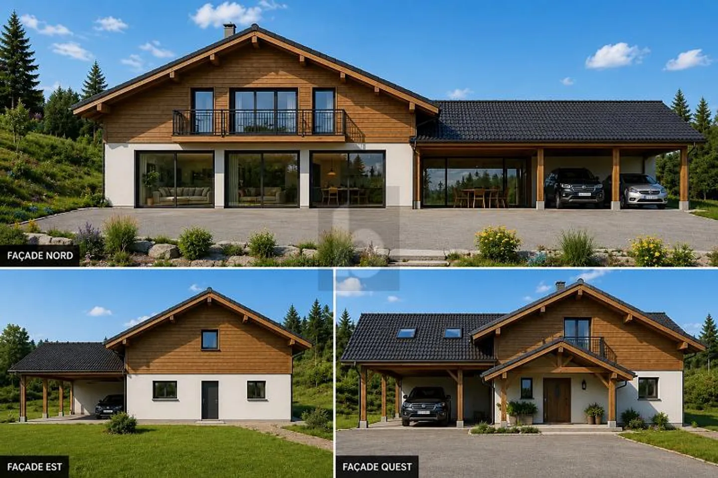 Chalet d'Architecte Neuf - Photo 2 sur 6