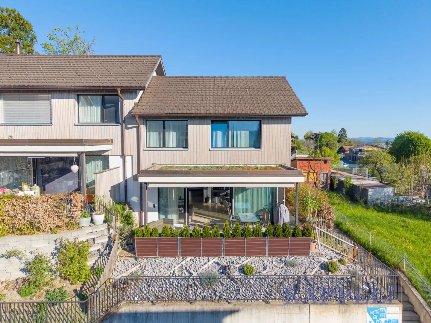 6.5 Room Semi-Detached Family House with Mountain View in Uebeschi - Photo 21 of 21