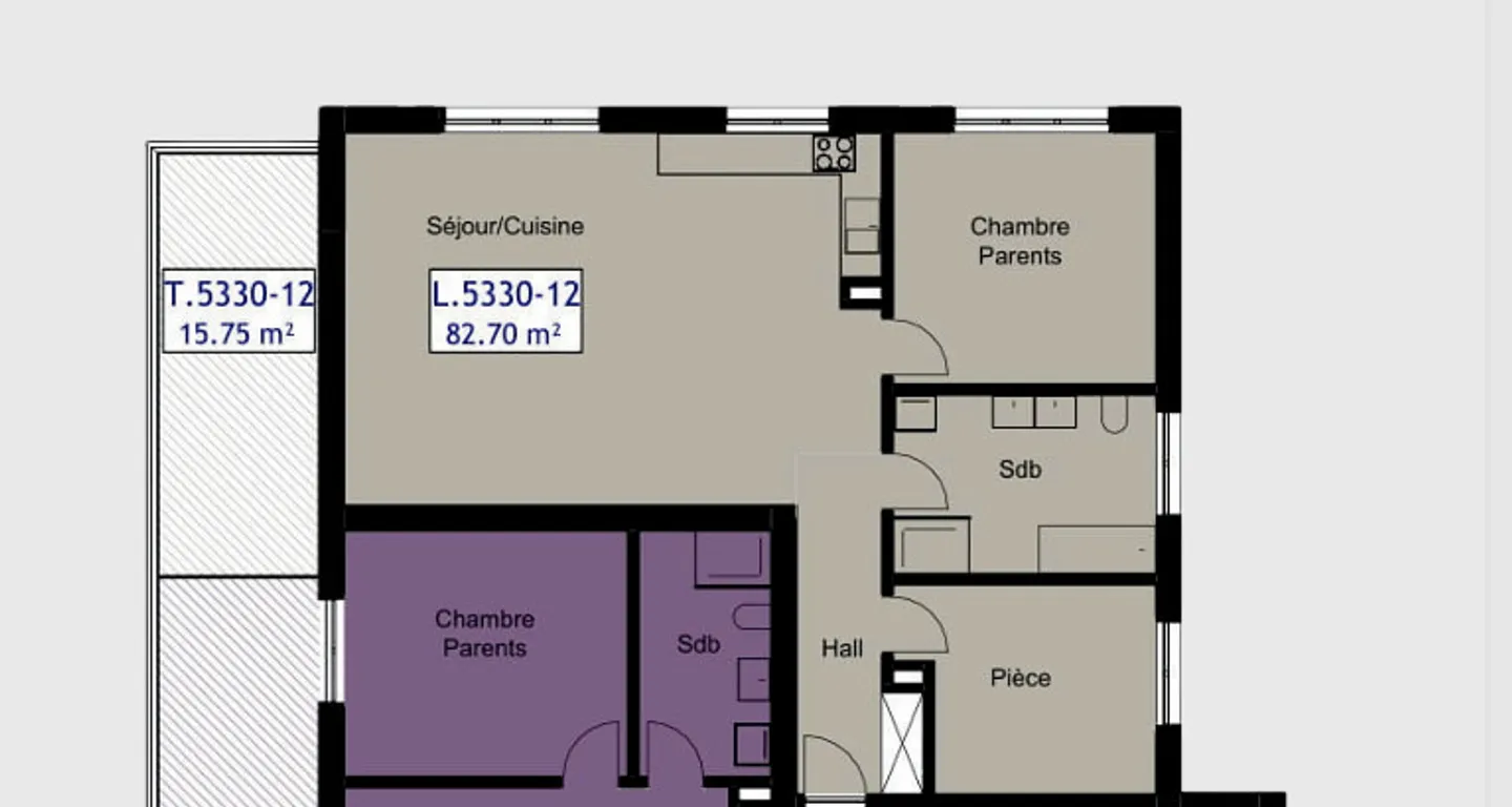 Modernes 3.5 Zimmer Apartment - Foto 8 von 10