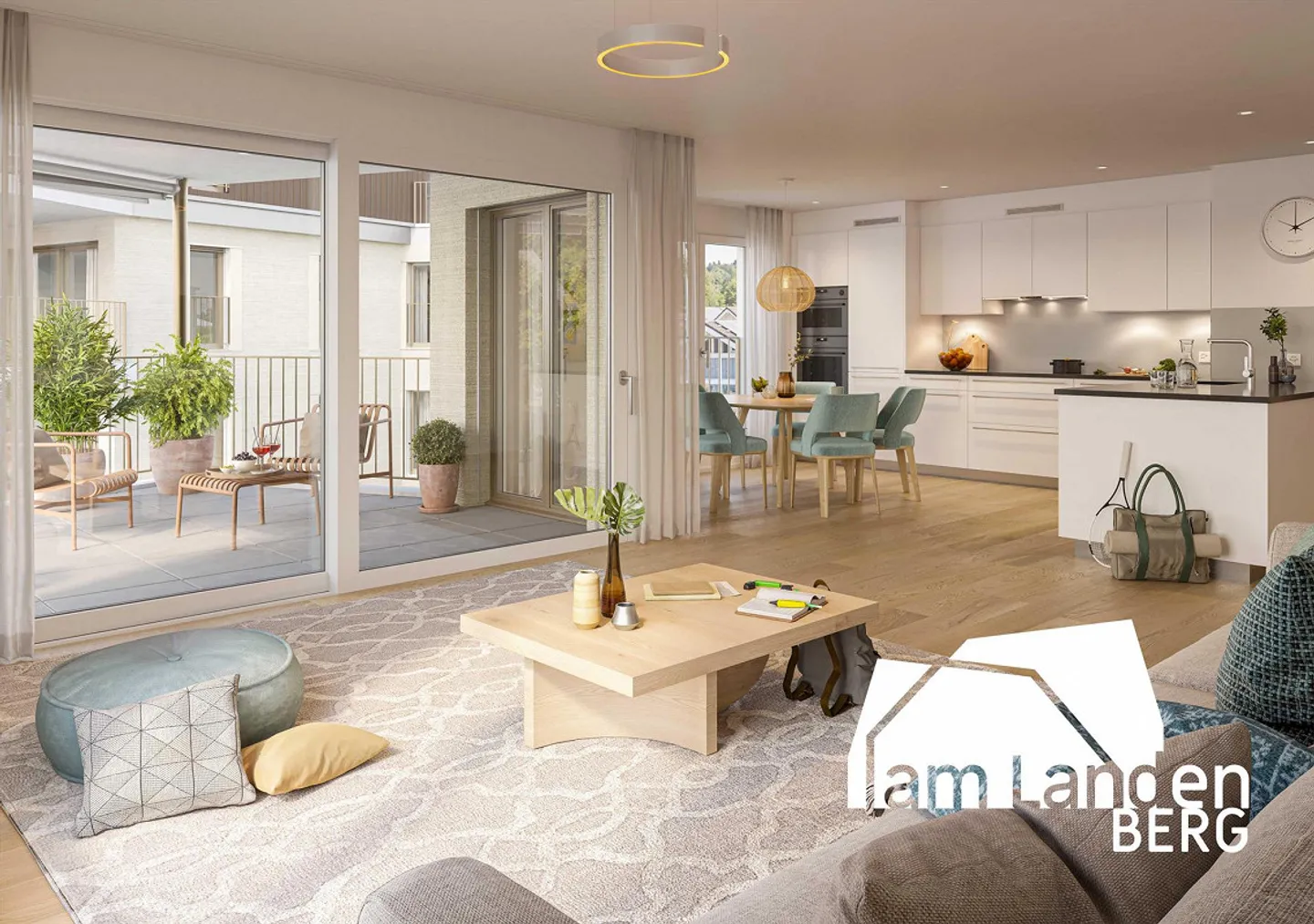 Bright Living Dream with View to the Forest Edge - Photo 1 of 6