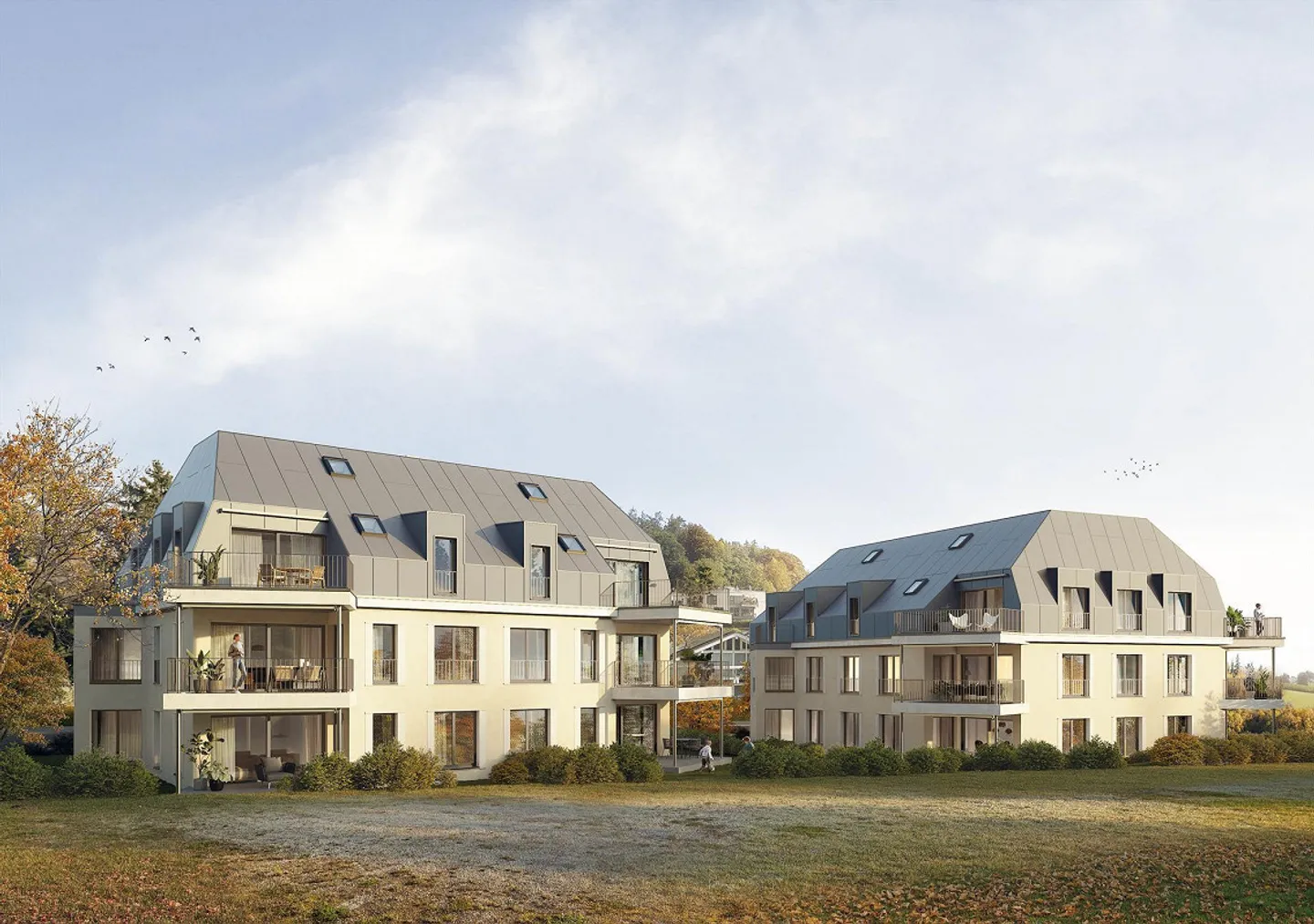 Bright Living Dream with View to the Forest Edge - Photo 4 of 6