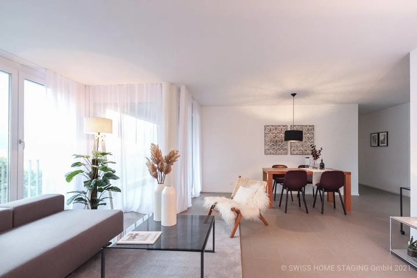 Schöne 3.5-Zimmer-Wohnung mit toller Aussicht - Foto 3 von 9