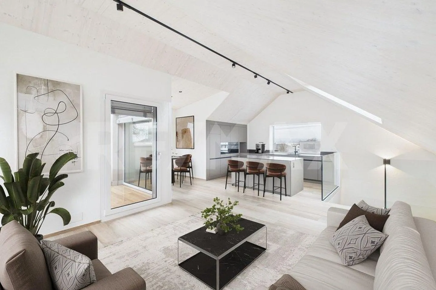 Nuovo, super bello appartamento mansardato di 3,5 locali con balcone a L... - Foto 1 di 13