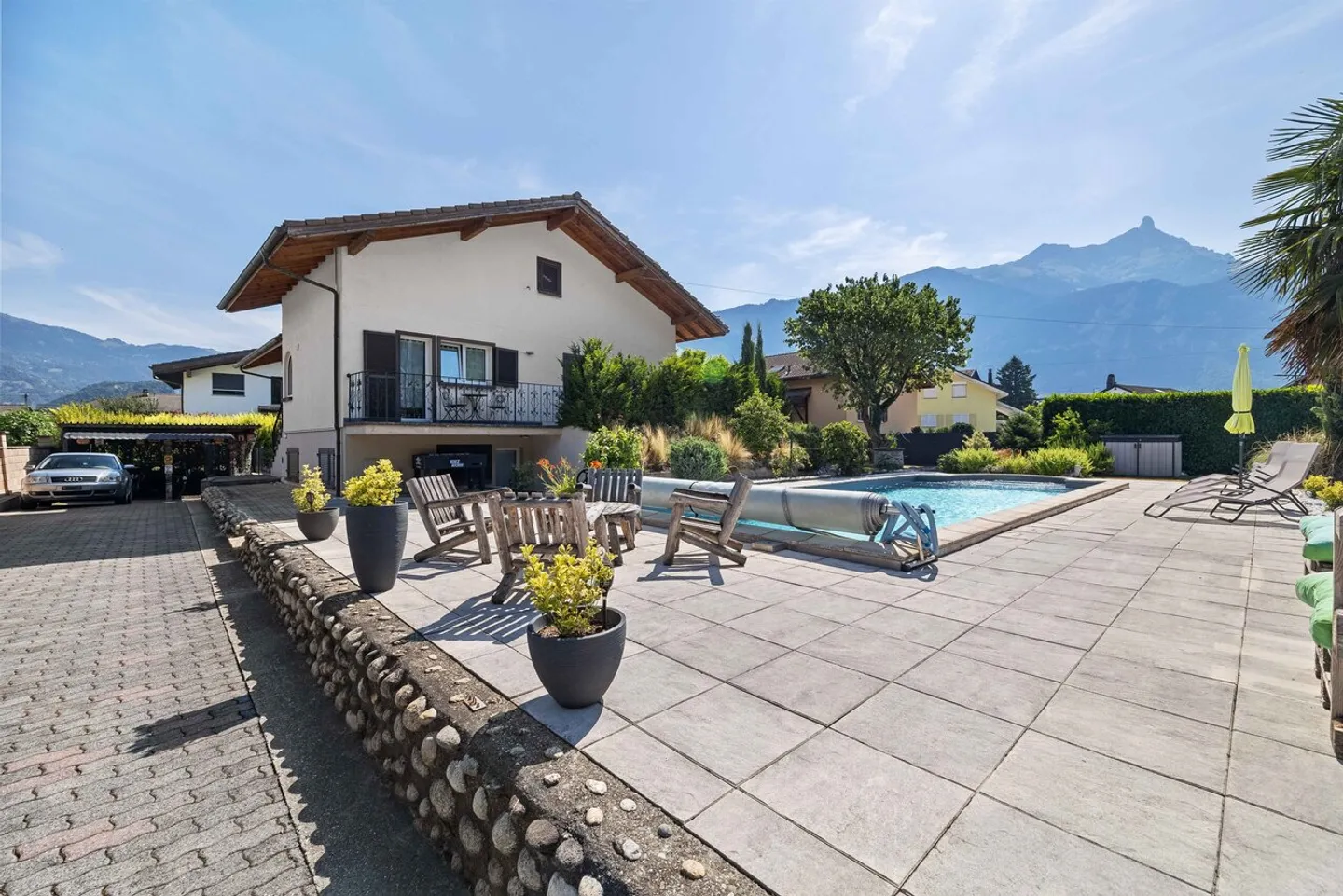 Massongex - Villa with 6.5 rooms, swimming pool and garden - Photo 18 of 19