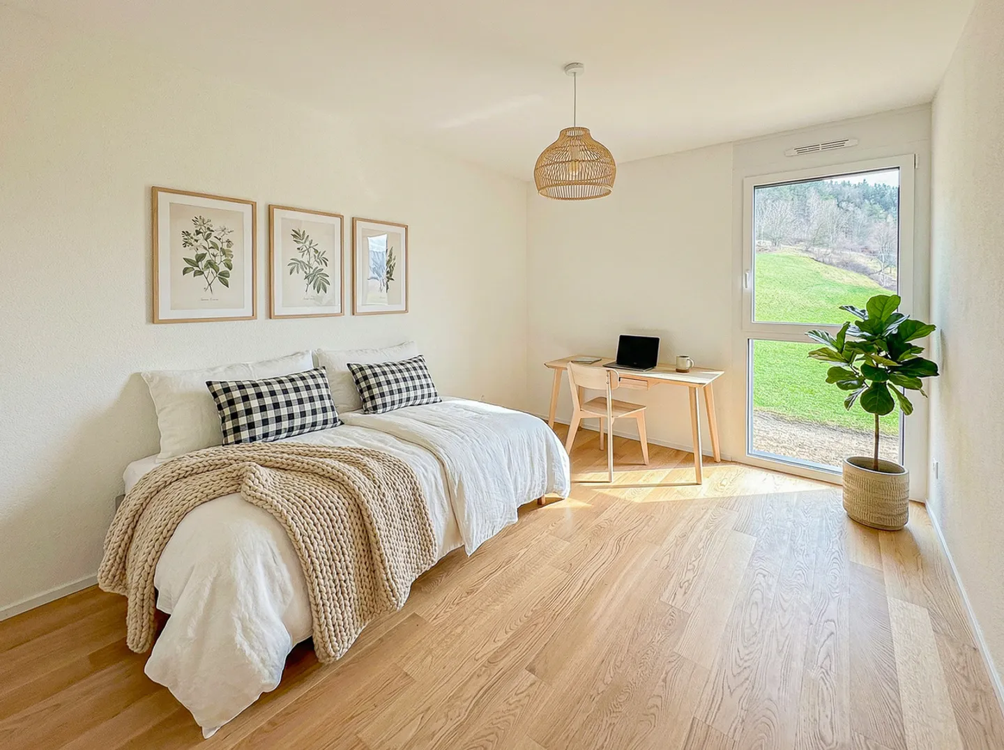 Appartamento nuovo di 4,5 locali con balcone Campagne Pernod, lotto B6 - Foto 9 di 16