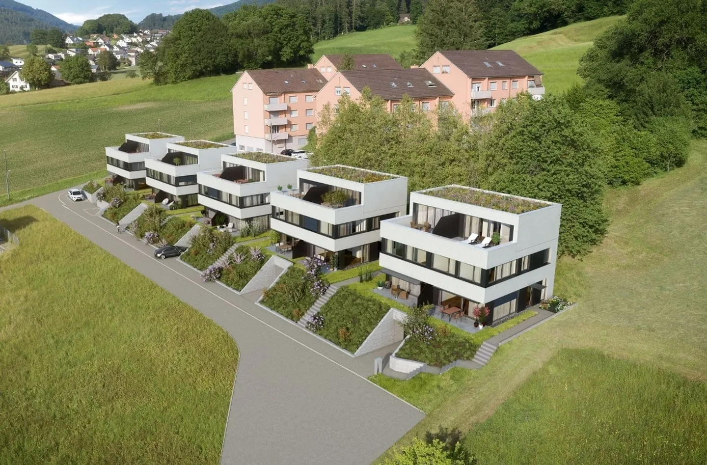 Nouveaux maisons individuelles 5 1D2 chambres avec garage souterrain - Photo 4 sur 6