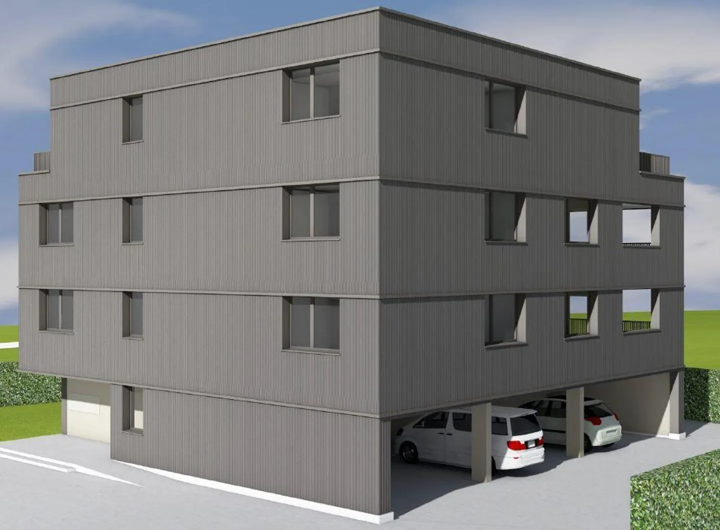 Posto auto in garage da affittare in posizione centrale a Schötz - Foto 1 di 1