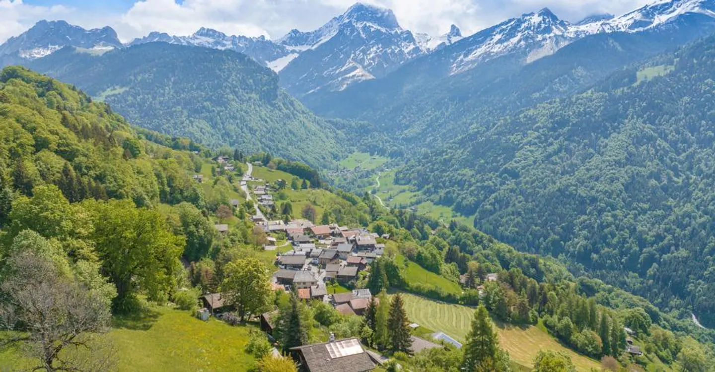 In der Nähe von Gryon - Außergewöhnliches Panorama auf den Muveran und die Dents-du-Midi Geräumiges Chalet ohne Lärm mit 2,5 unabhängigen Zimmern - Foto 4 von 13