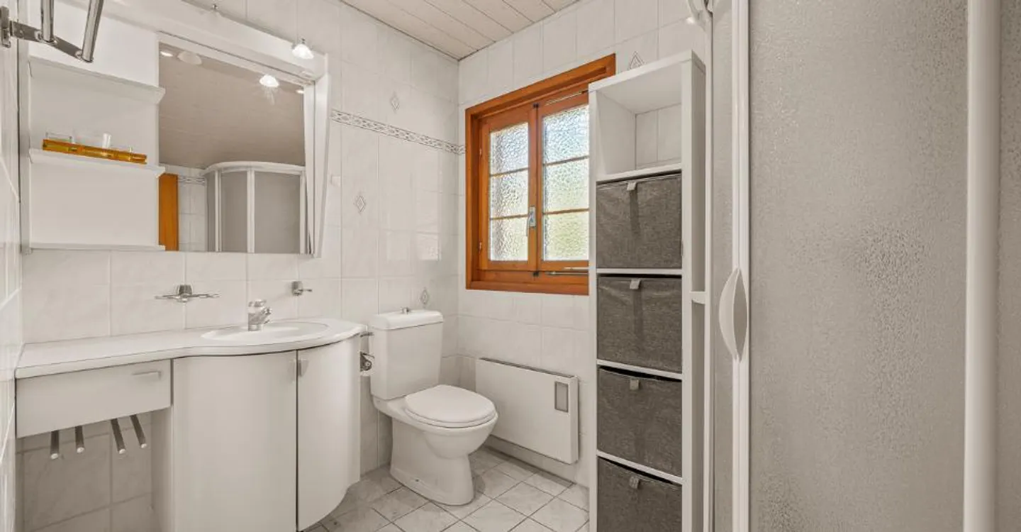 In der Nähe von Gryon - Außergewöhnliches Panorama auf den Muveran und die Dents-du-Midi Geräumiges Chalet ohne Lärm mit 2,5 unabhängigen Zimmern - Foto 13 von 13