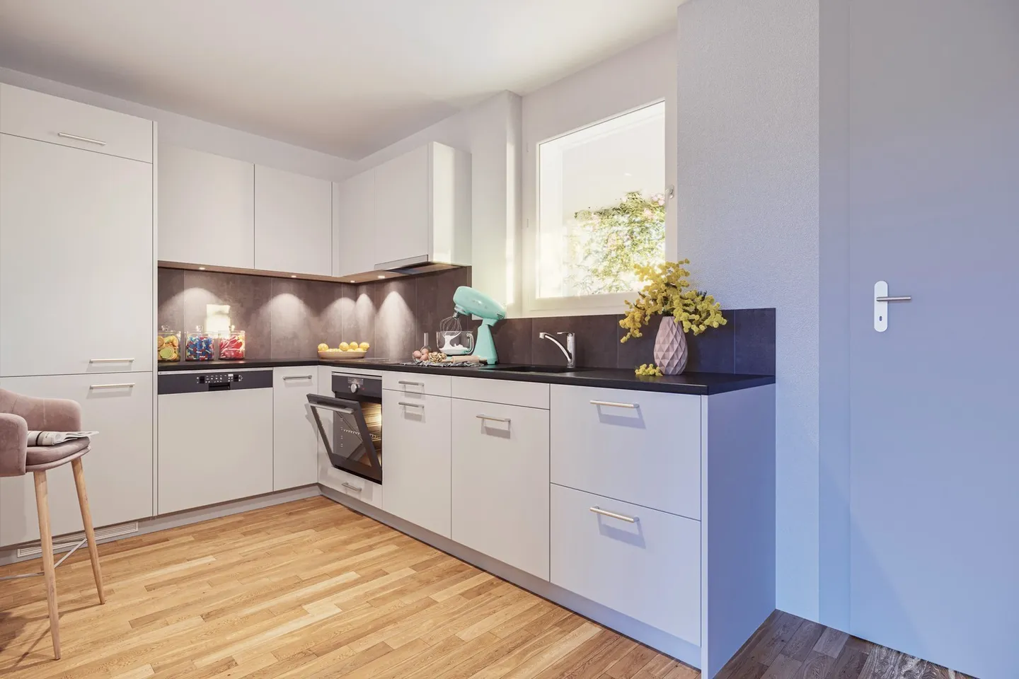 Appartement 2,5 pièces Développement résidentiel "Calibro" Grenchen - Photo 1 sur 4