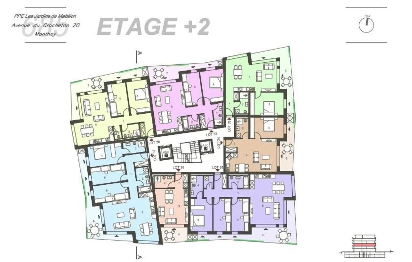 Minergie with a large balcony to the east - Photo 9 of 13