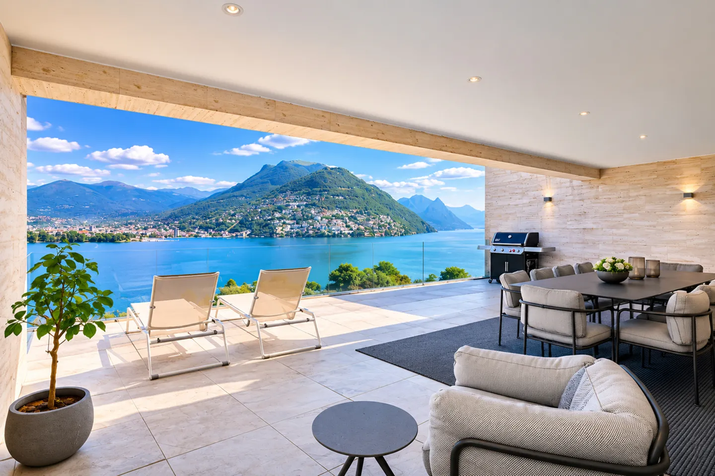 Luxury Furnished Apartment with Large Terrace and Lake View - Photo 4 of 24