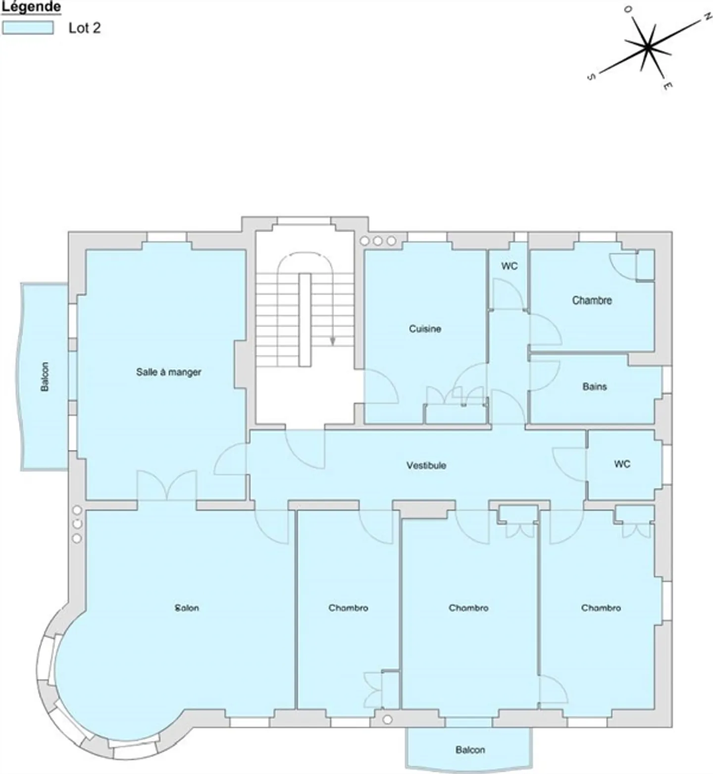 Extraordinary 5.5-room apartment with 2 balconies, just a stone's throw from Ouchy. - Photo 6 of 7
