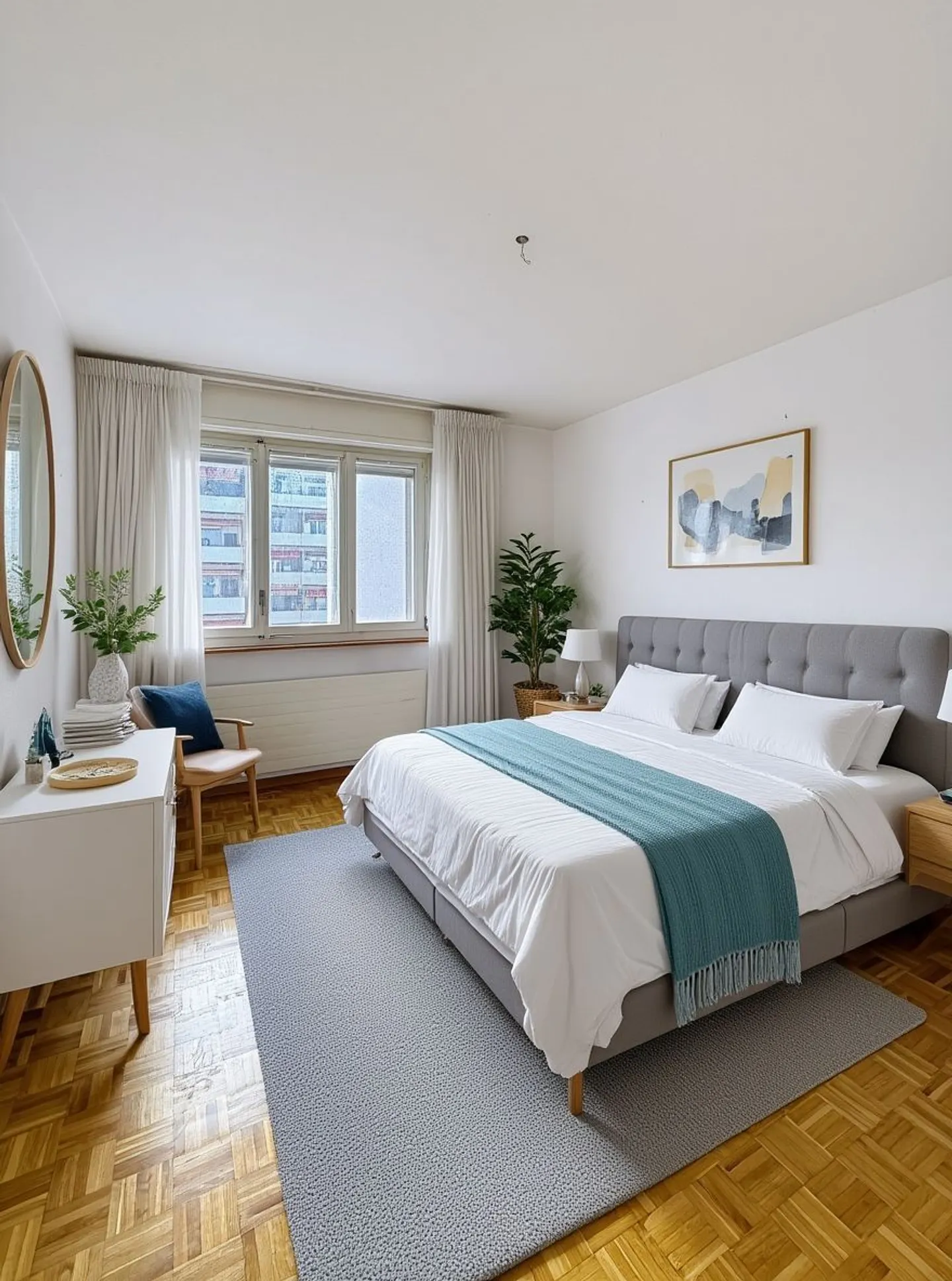 Schöne 4-Zimmer-Wohnung mit atemberaubendem, freiem Blick - Foto 6 von 15