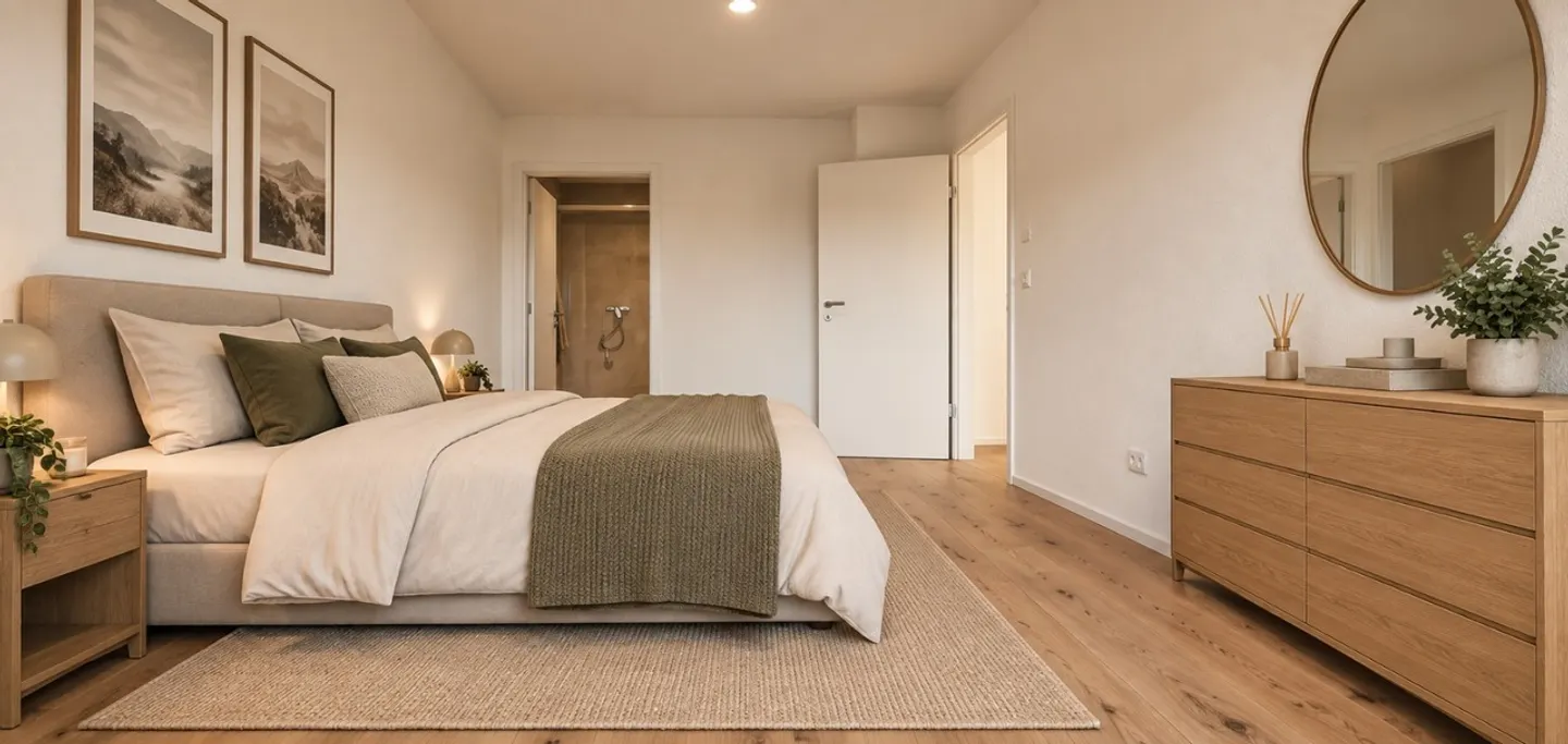 Modernes Apartment in Geneveys - Foto 3 von 6