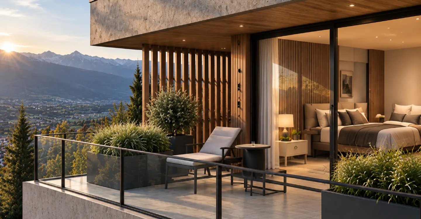 Exceptional villa with swimming pool and panoramic view of the Alps - Photo 3 of 13
