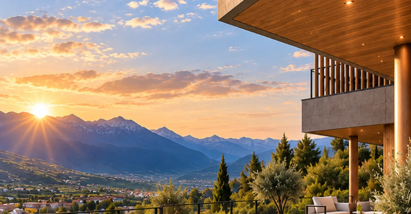 Exceptional villa with swimming pool and panoramic view of the Alps - Photo 5 of 13