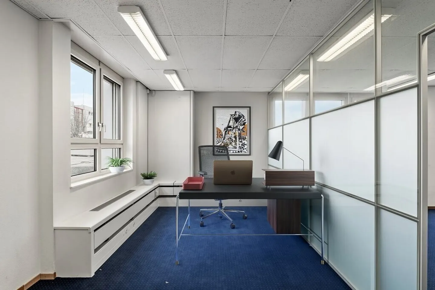 Bureaux à louer - environ 114 m2 près de l'aéroport - Photo 8 sur 8