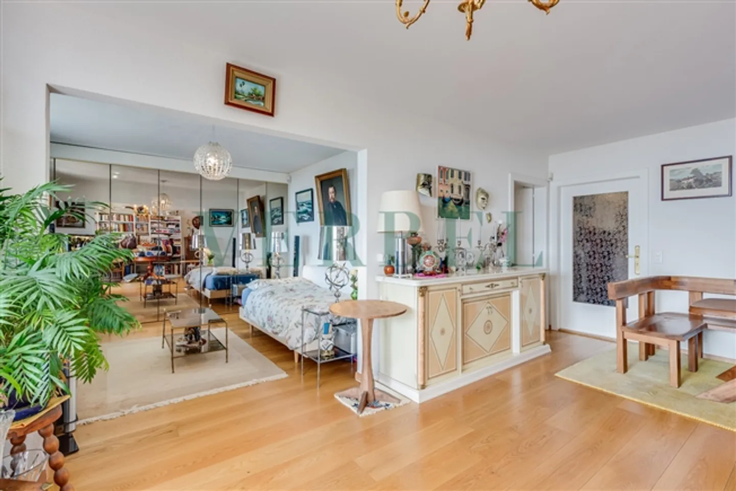 Appartement lumineux de 3,5 pièces au 9ème étage avec vue sur le lac Léman - Photo 2 sur 7