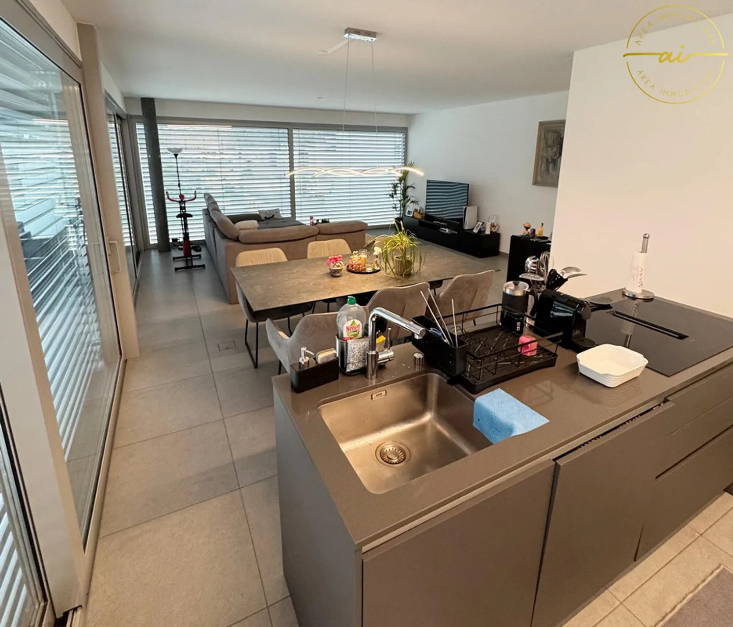 PENTHOUSE 3.5 ROOMS WITH LARGE TERRACE IN THE HEART OF BELLINZONA - Photo 4 of 10