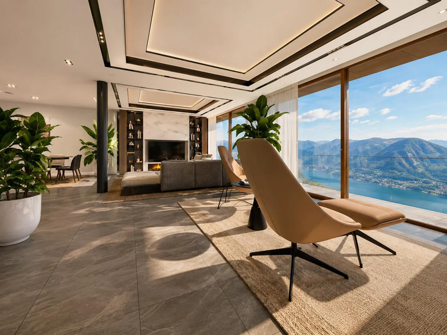 Elegant 4.5-room new construction with panoramic view – Brione - Photo 3 of 7