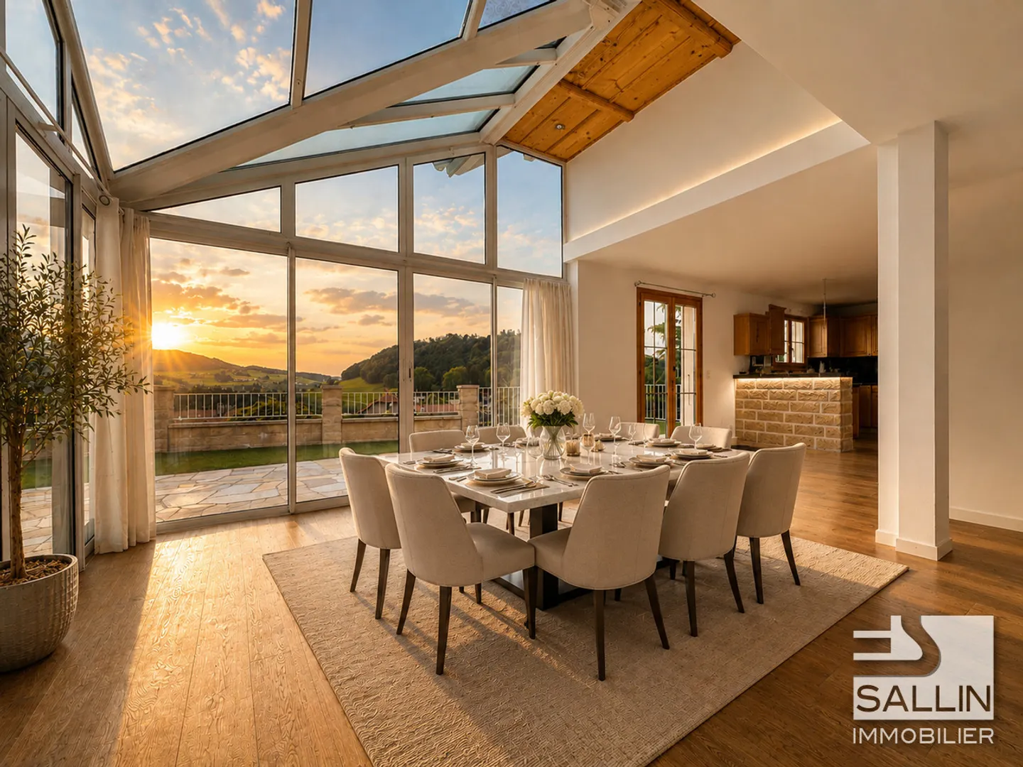 Elegant property with 6½ rooms of approx. 250 m², pool, spa and garage - Photo 3 of 12