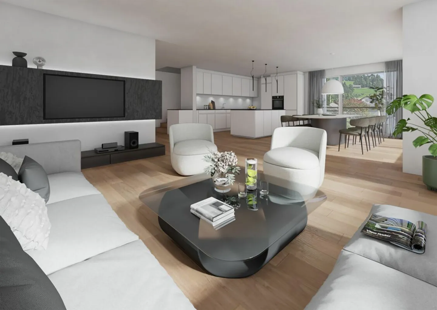 Appartement en duplex avec bureau à domicile séparé : A3.2 - Photo 3 sur 43