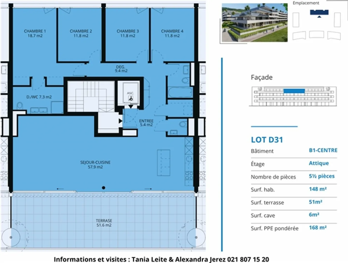 Attico 5.5 stanze con terrazza sul tetto - Foto 13 di 13