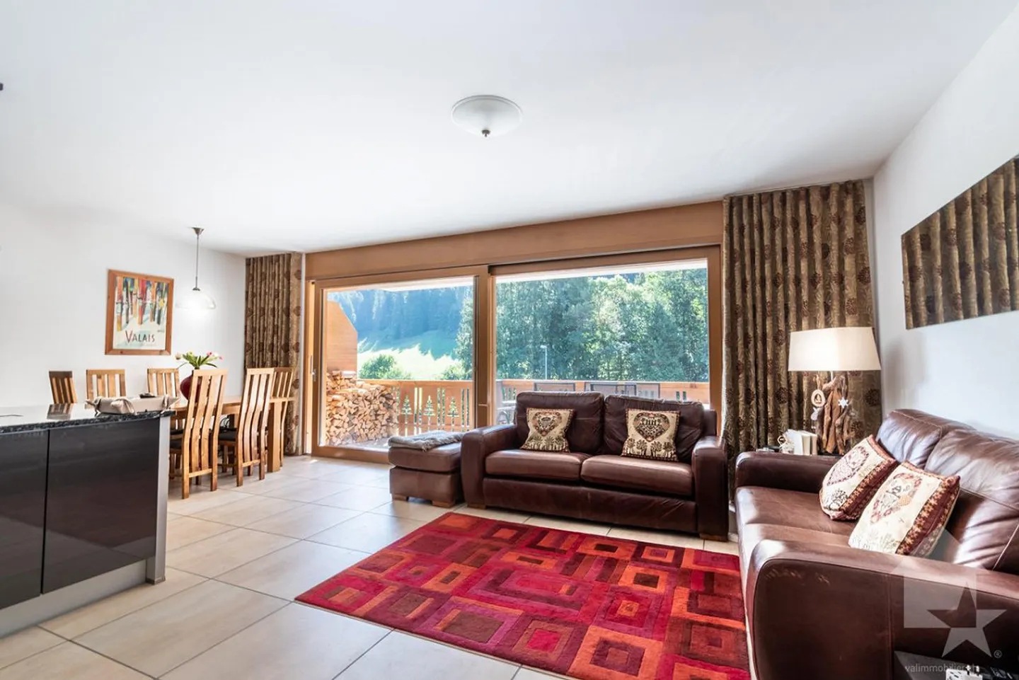 Morgins, luminoso appartamento di alta gamma di 3,5 locali - Foto 3 di 12