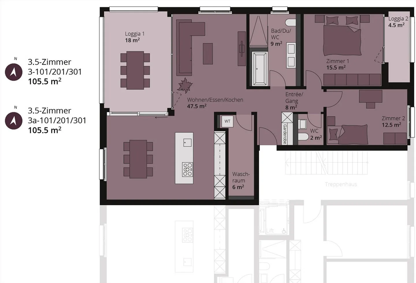 Emménager et se sentir chez soi - condominium moderne à Widnau - Photo 8 sur 8