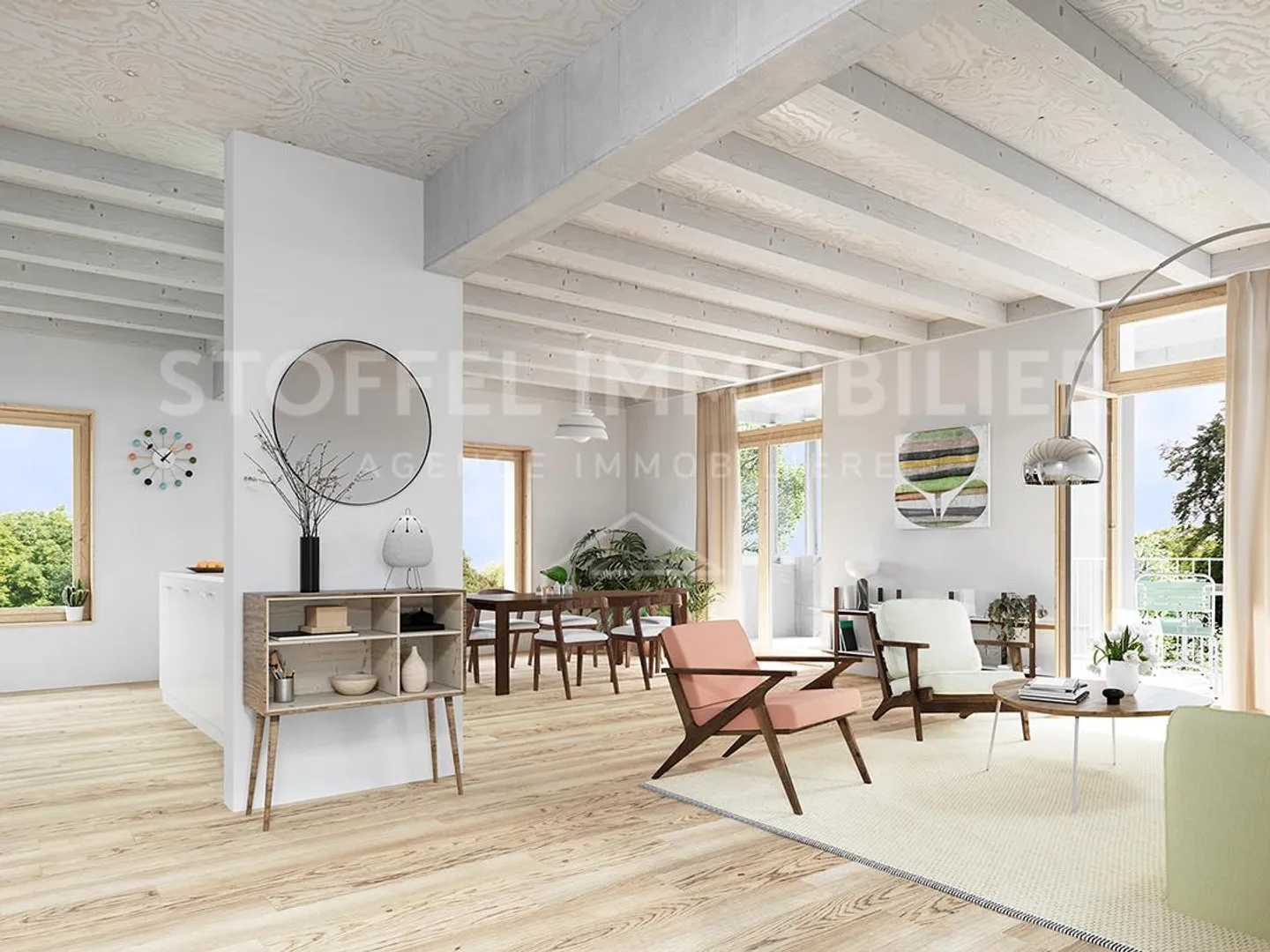 Letztes verfügbares Grundstück - Neue 5-Zimmer-Wohnung im 1. Stock - Foto 4 von 9