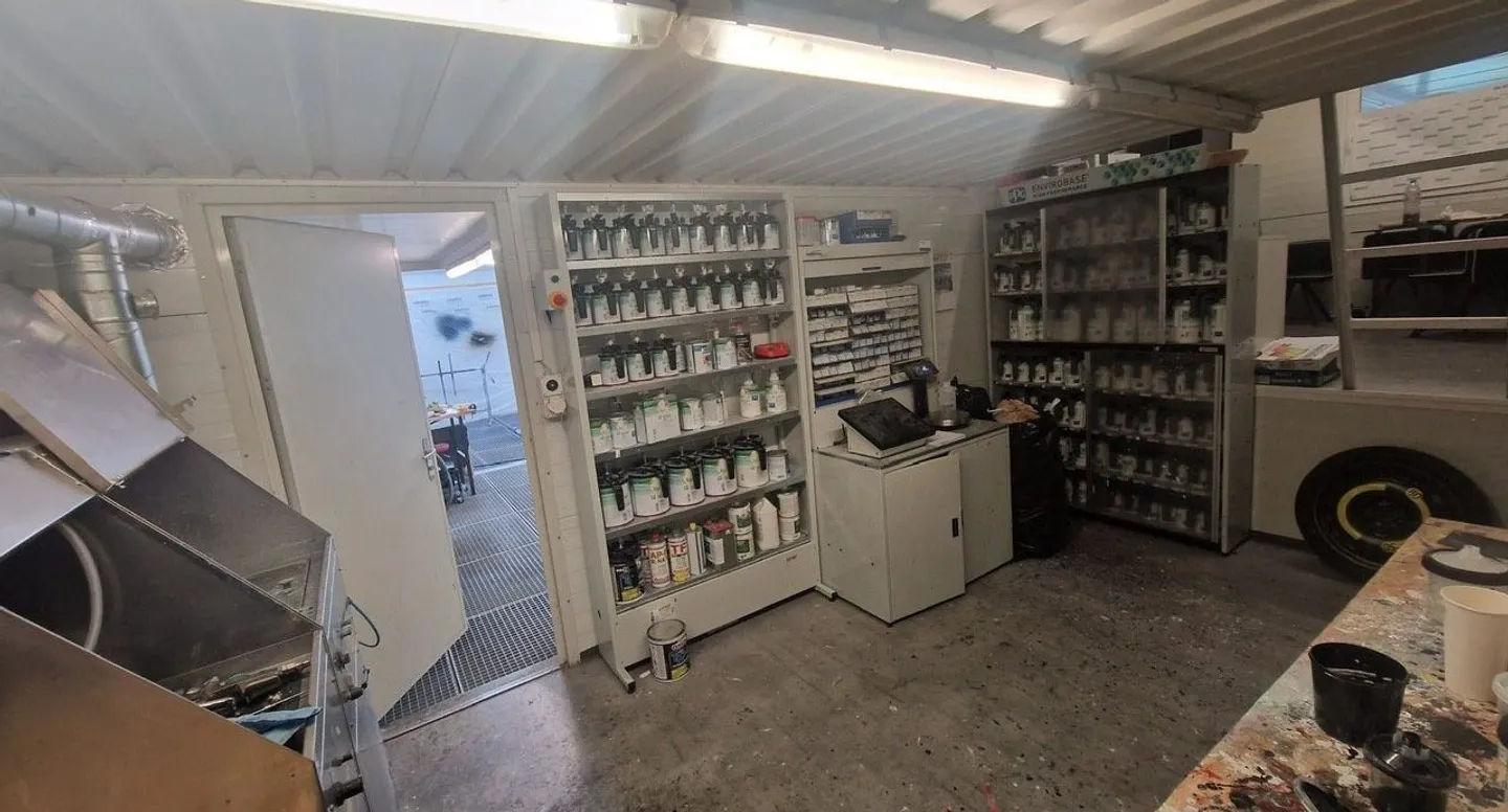 Auto Malerei- Spritz- Lackier- Werk Modulare Räume die clevere Lösung flexible Räumlichkeiten- 200m2 - Foto 7 von 21