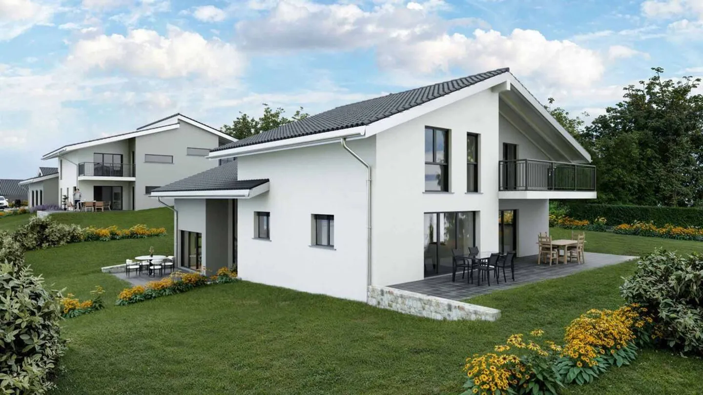 New construction! Magnificent 2.5-room duplex apartment in a villa with only 2 units - Photo 2 of 2