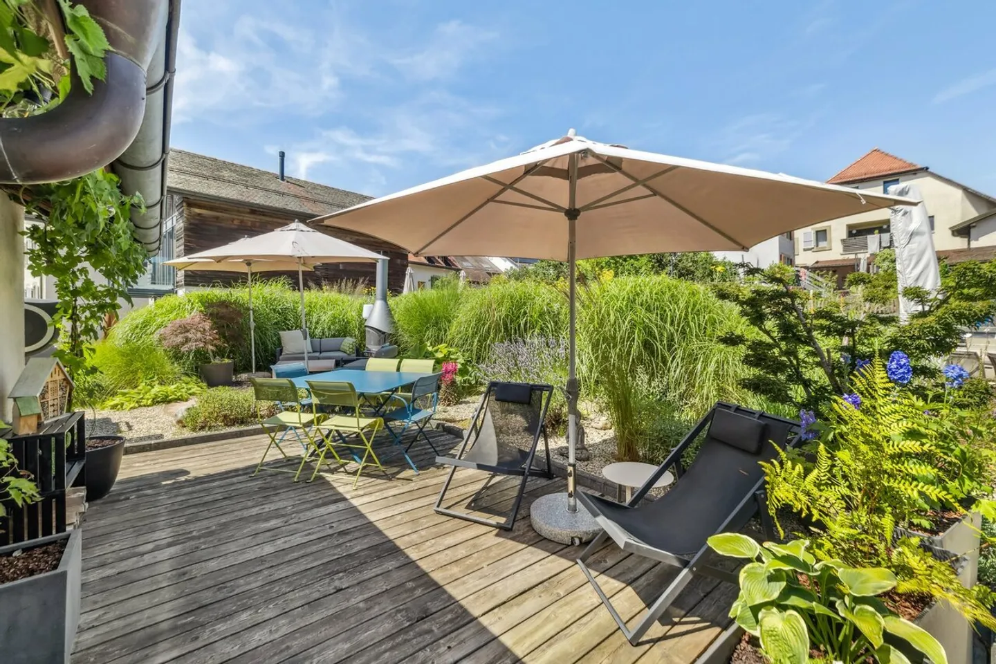 Duplex in perfektem Zustand mit Terrasse und Garten - Foto 1 von 13