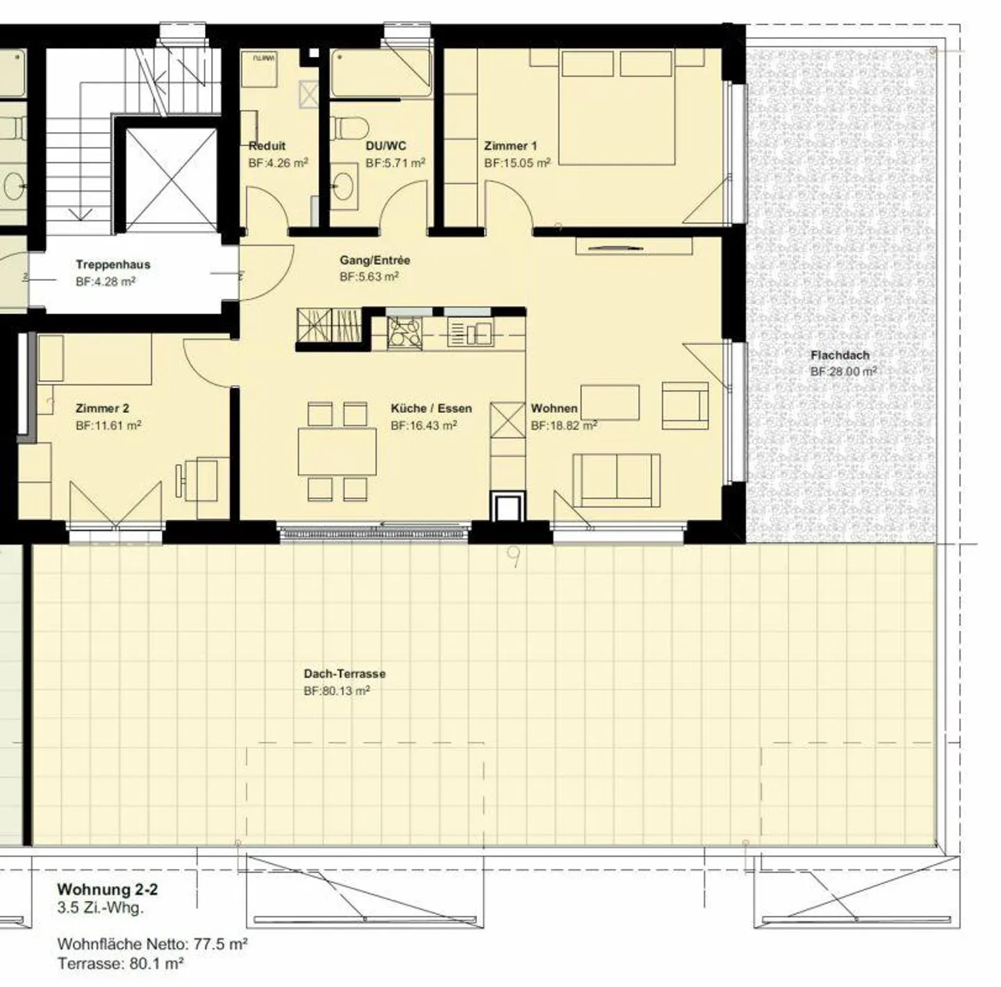 Kölliken / bellissimo, moderno appartamento attico di 3,5 locali C 2.2 - Foto 16 di 16