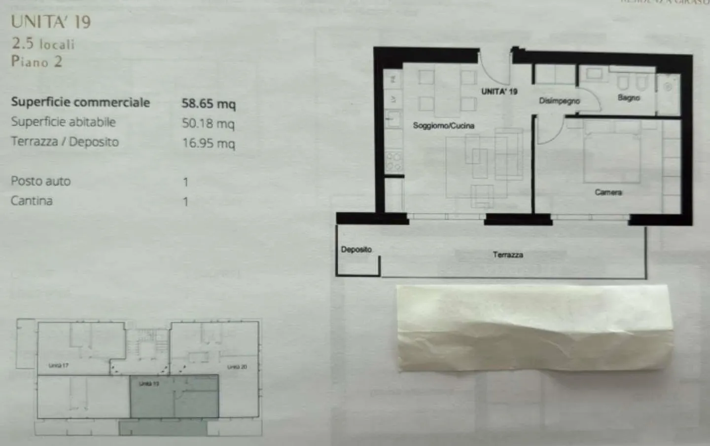 For sale 2.5 rooms for rent in a strategic location, Caslano - Photo 10 of 10