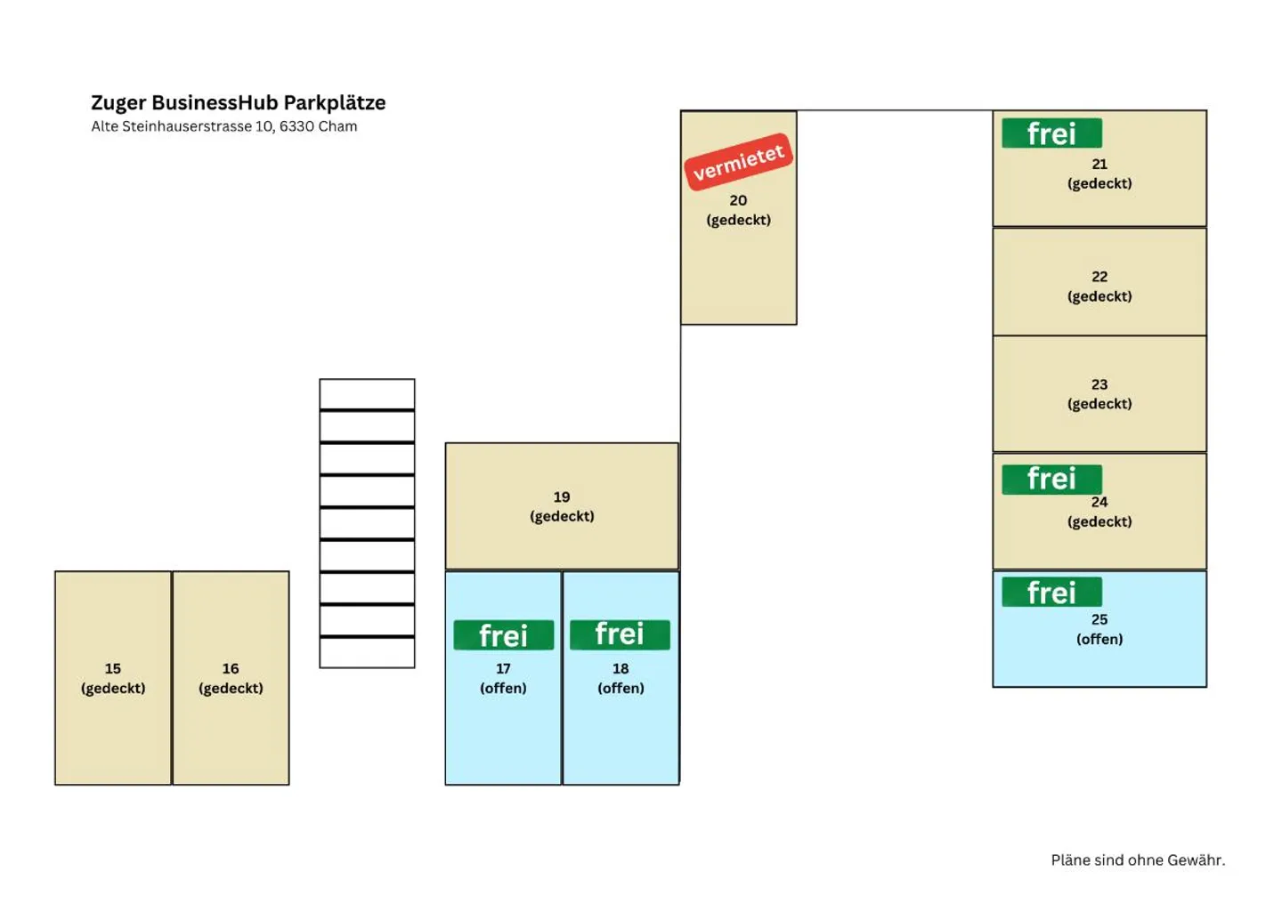 "Parking (couverte) à Cham 6330" - Photo 3 sur 3