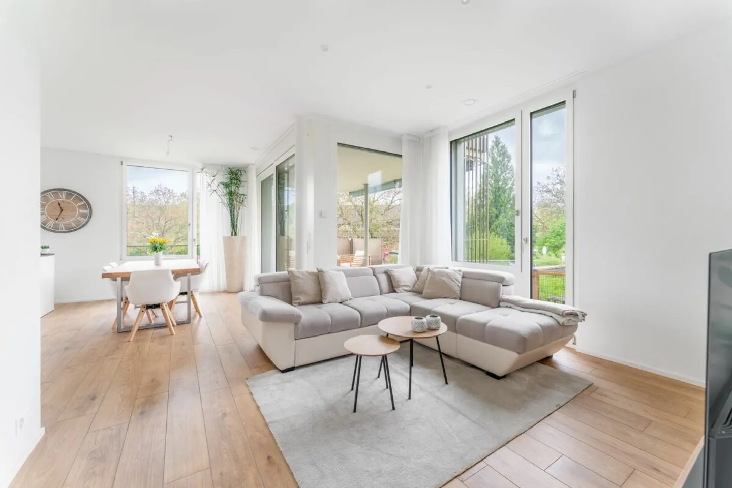 Bellissimo appartamento giardino 4.5 camere con vista castello - Foto 3 di 18