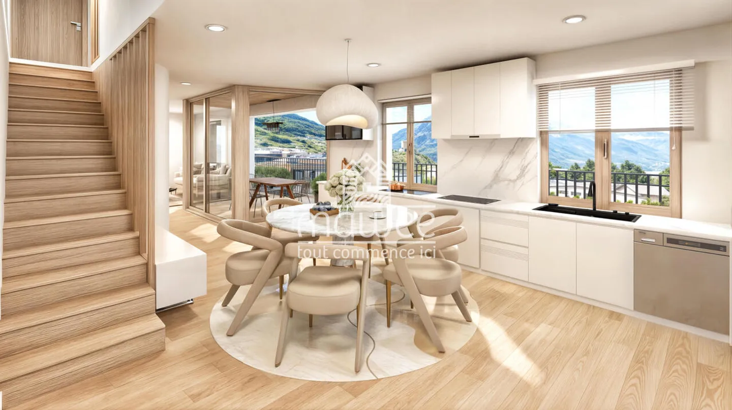 Il tuo duplex all'ultimo piano a Martigny - Foto 2 di 10