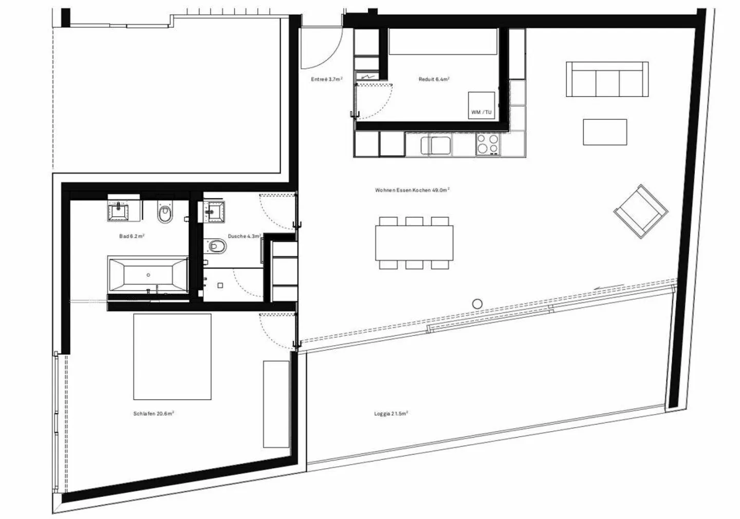 Elegant 2.5-room apartment - Photo 10 of 10