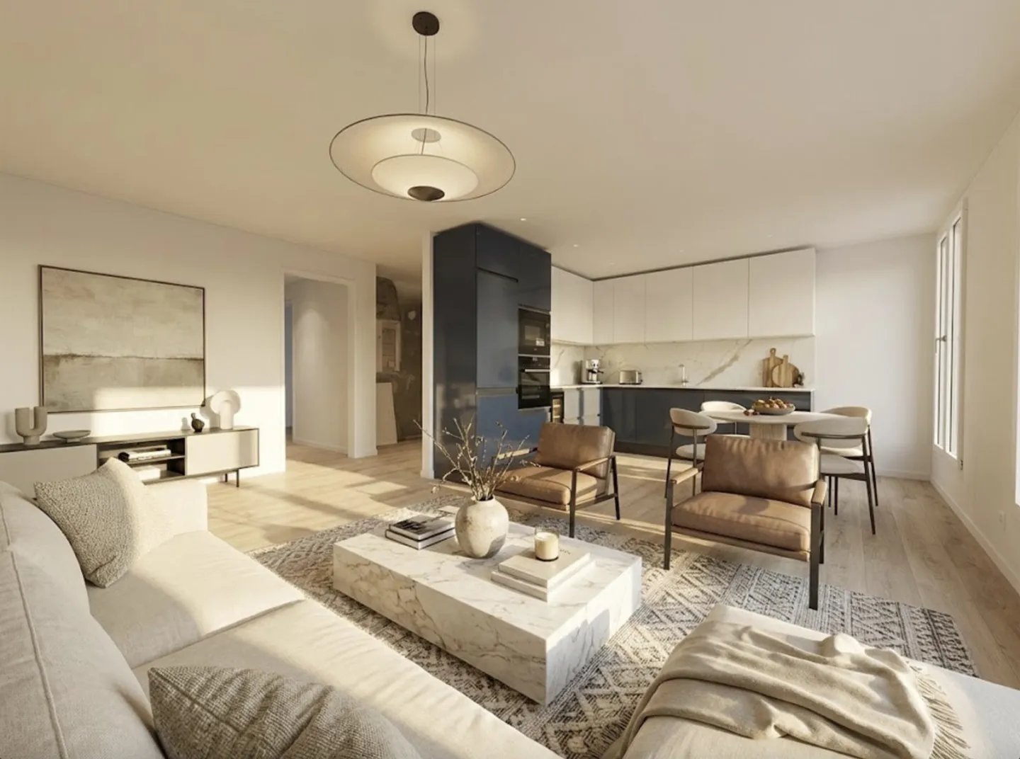 Appartement lumineux de 2,5 pièces à Lachen – Votre nouveau chez-vous pour le bien-être - Photo 2 sur 8