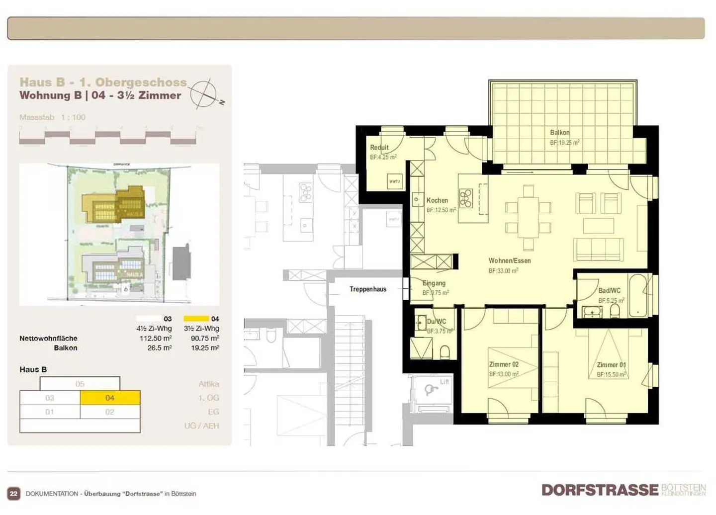 Dorfstrasse 3.5 Zimmer 1 OG Haus B04 - Photo 10 of 13