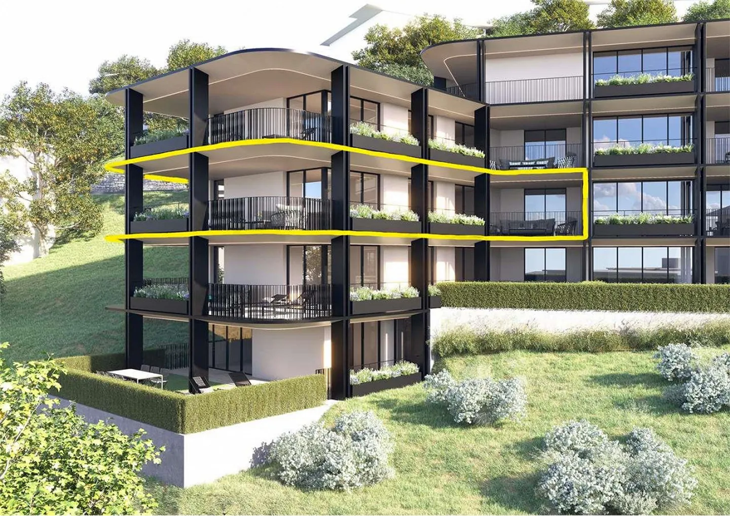 PPP4 - Pregassona: Oasis - 5.5 luxury rooms with livable terrace - Photo 1 of 12