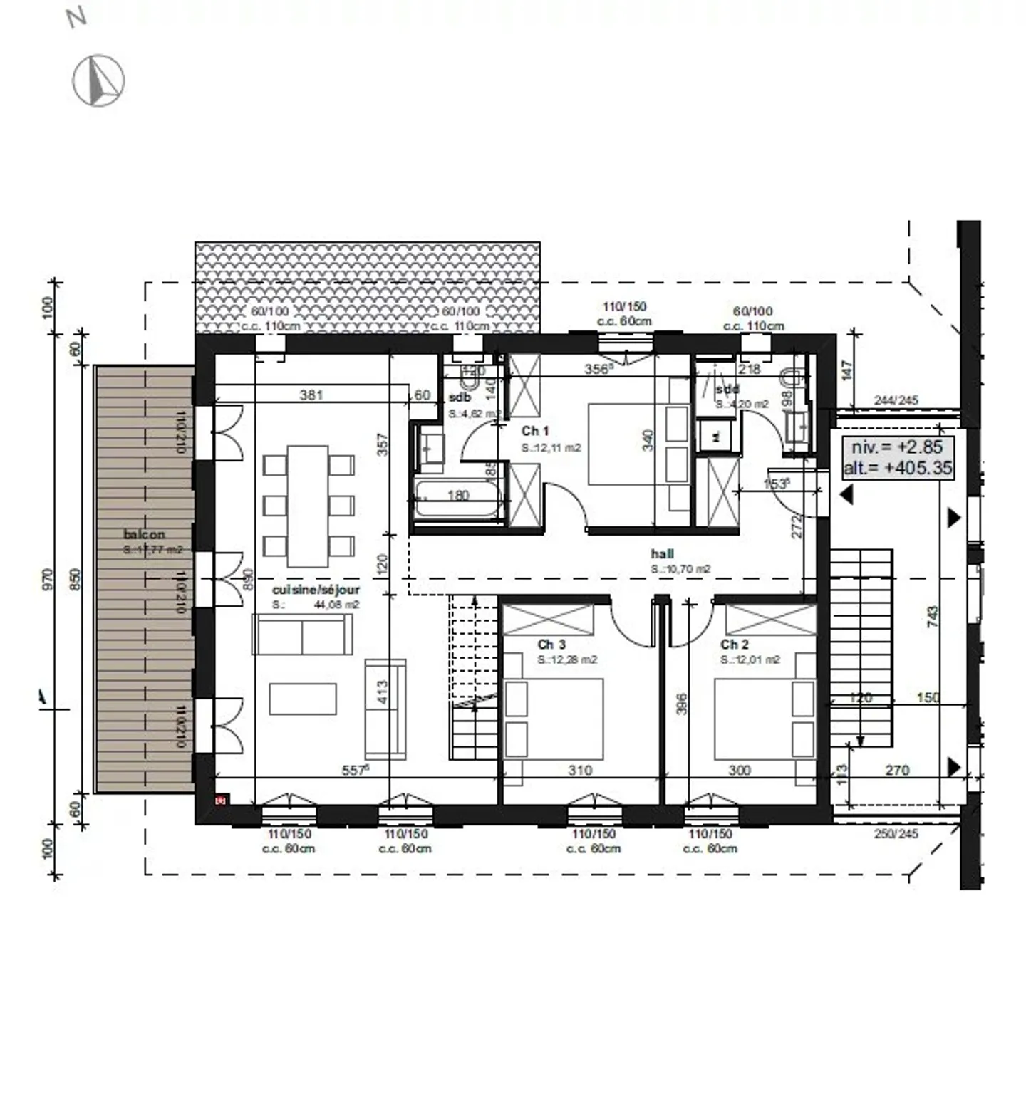 Appartement lumineux 5.5 pièces - Photo 13 sur 15