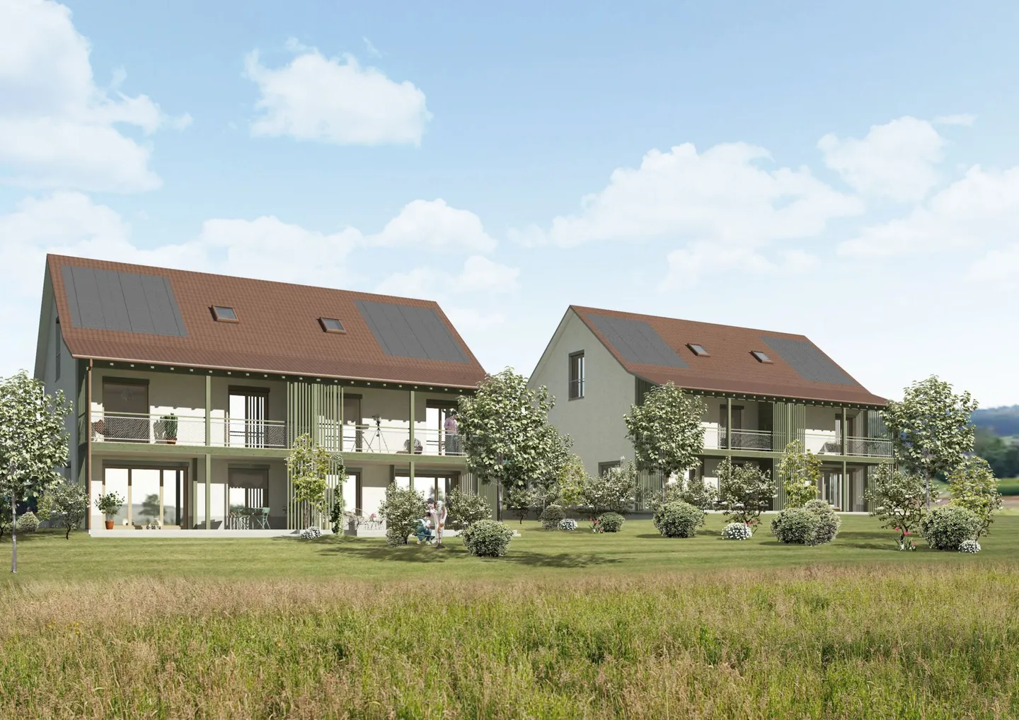 7.5-Room Semi-Detached House with Unobstructed View of Nature - Photo 1 of 4