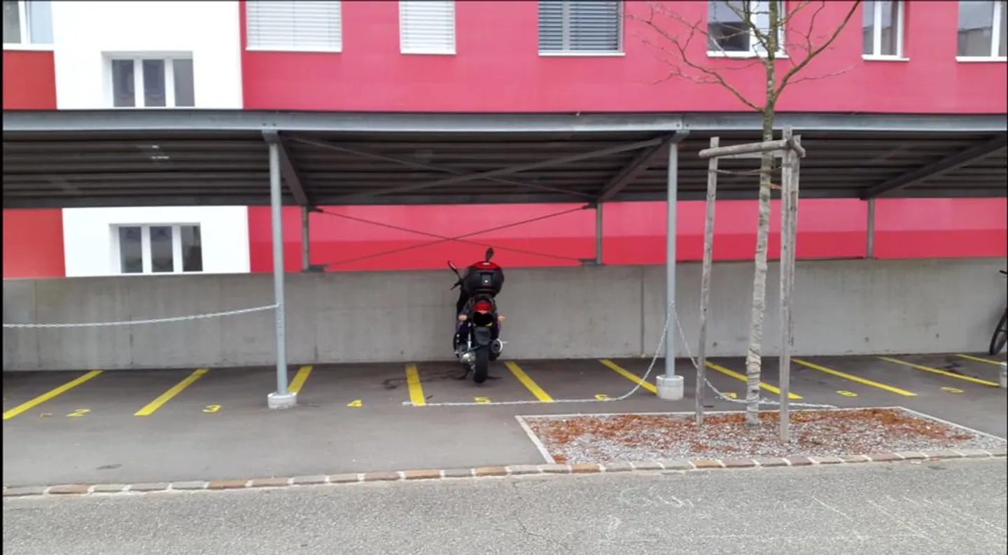 Motorcycle outdoor parking spaces in a central location in Windisch for rent - Photo 1 of 1