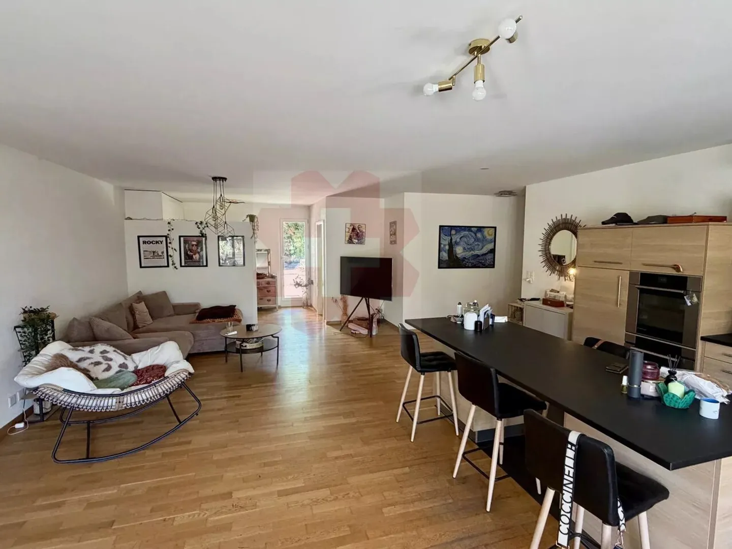 Wunderschöne 4,5-Zimmer-Wohnung mit großer Terrasse in Uvrier (Sion) - Foto 6 von 8