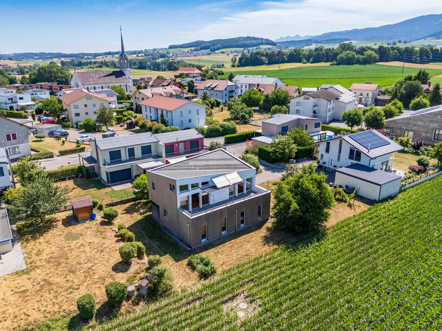 Architect-designed individual villa with magnificent view of the Moléson - Photo 2 of 13