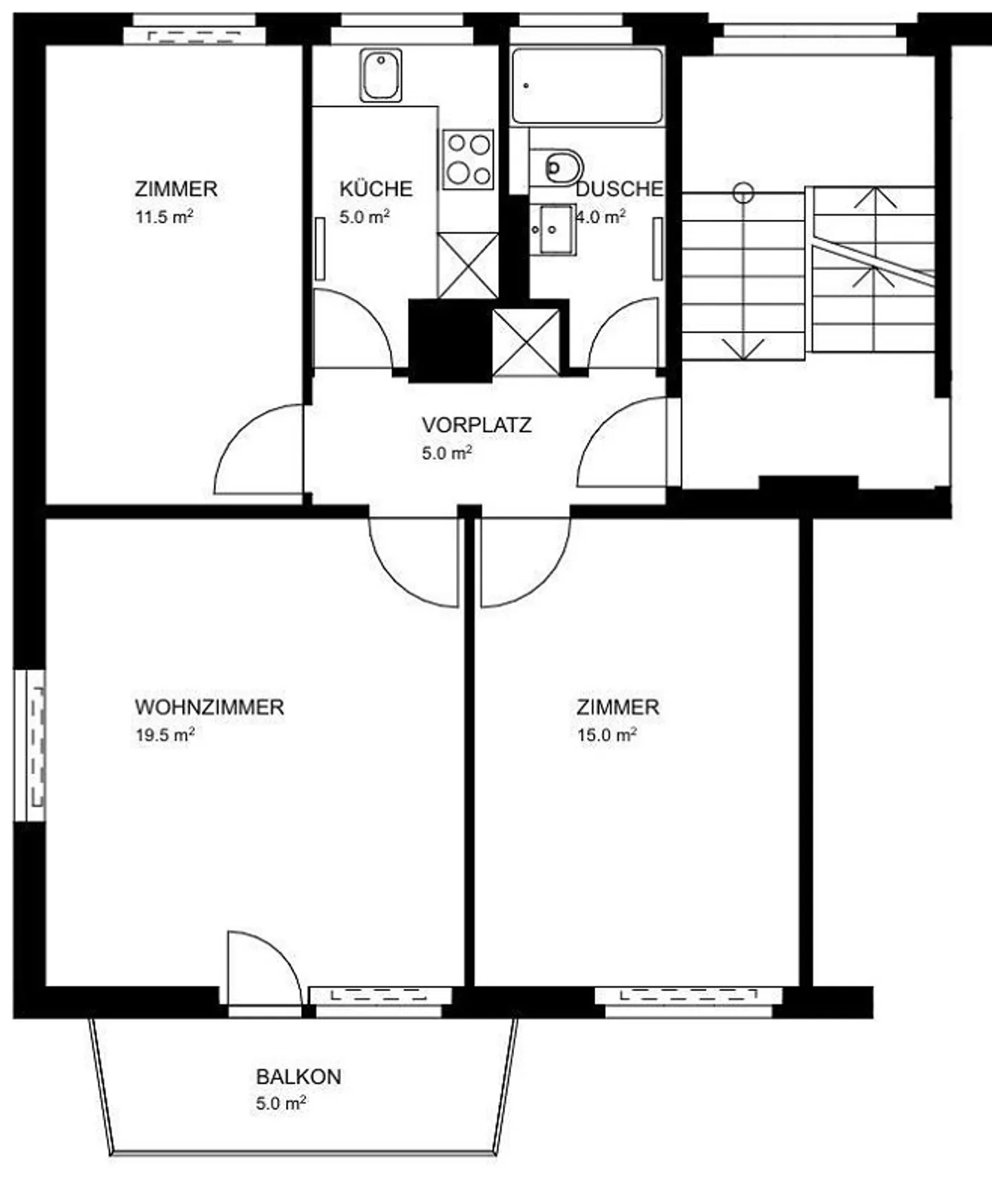 Appartement rénové et lumineux de 3.0 pièces dans un emplacement bien desservi - Photo 8 sur 8
