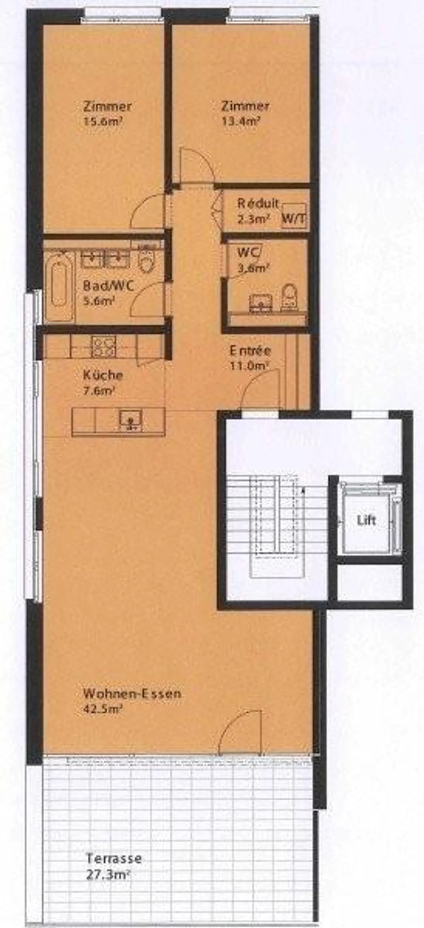 Charmante Wohnung bei Zürich - Foto 8 von 9
